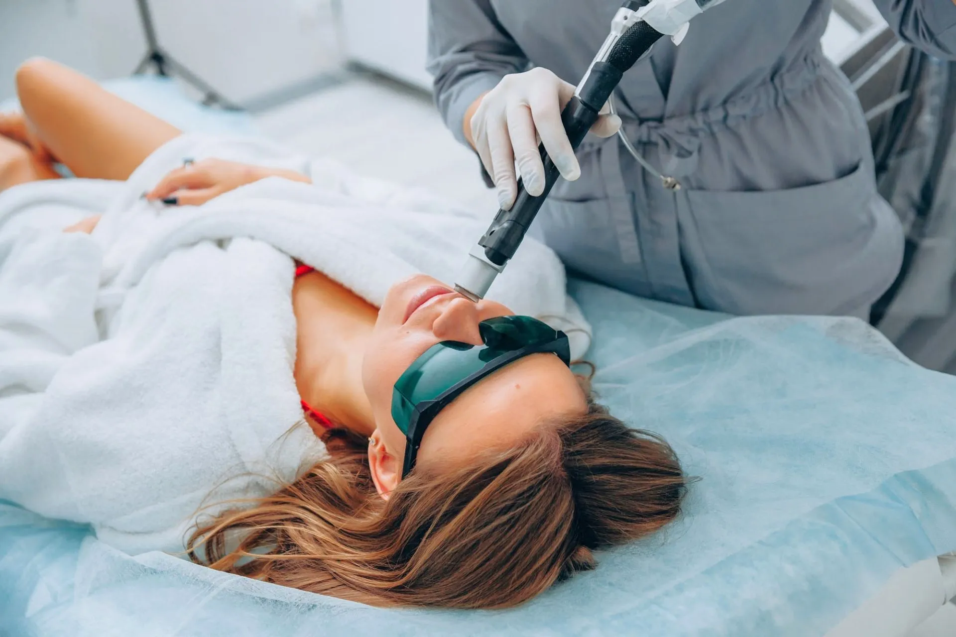 Interiér ošetřovny Laser Clinic v Praze